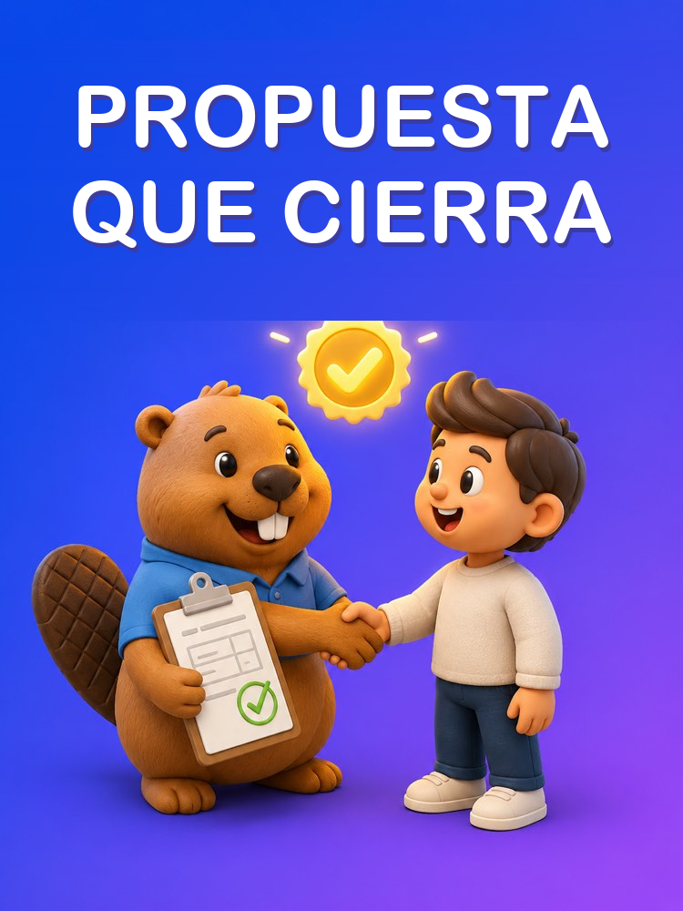 Propuesta y presupuesto que cierran el trato