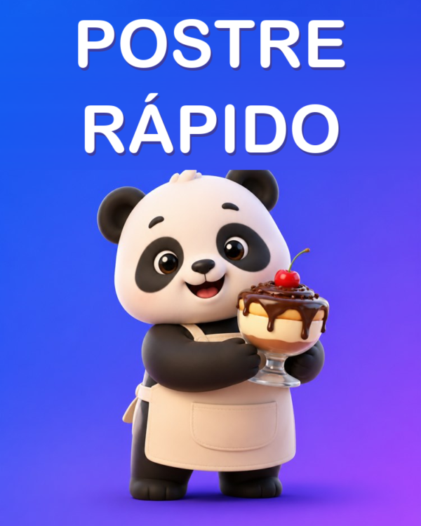 Un Postre Rápido con Pocos Ingredientes y IA