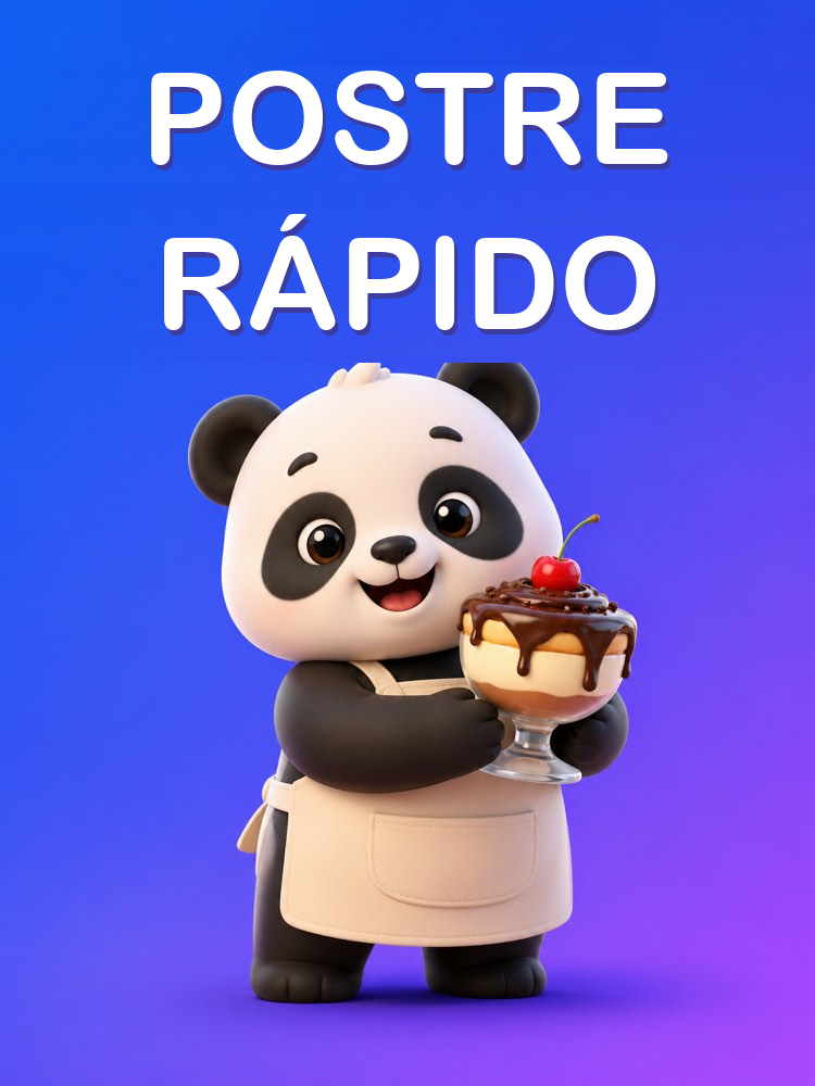 Un Postre Rápido con Pocos Ingredientes y IA