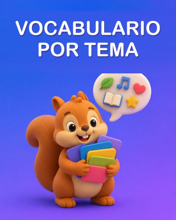 Vocabulario por Tema con Frases de Uso