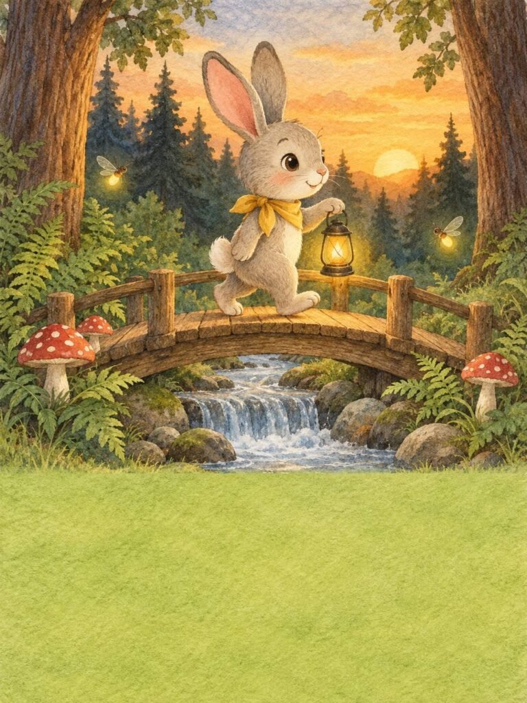 Ilustración de Libro Infantil con el Mismo Personaje