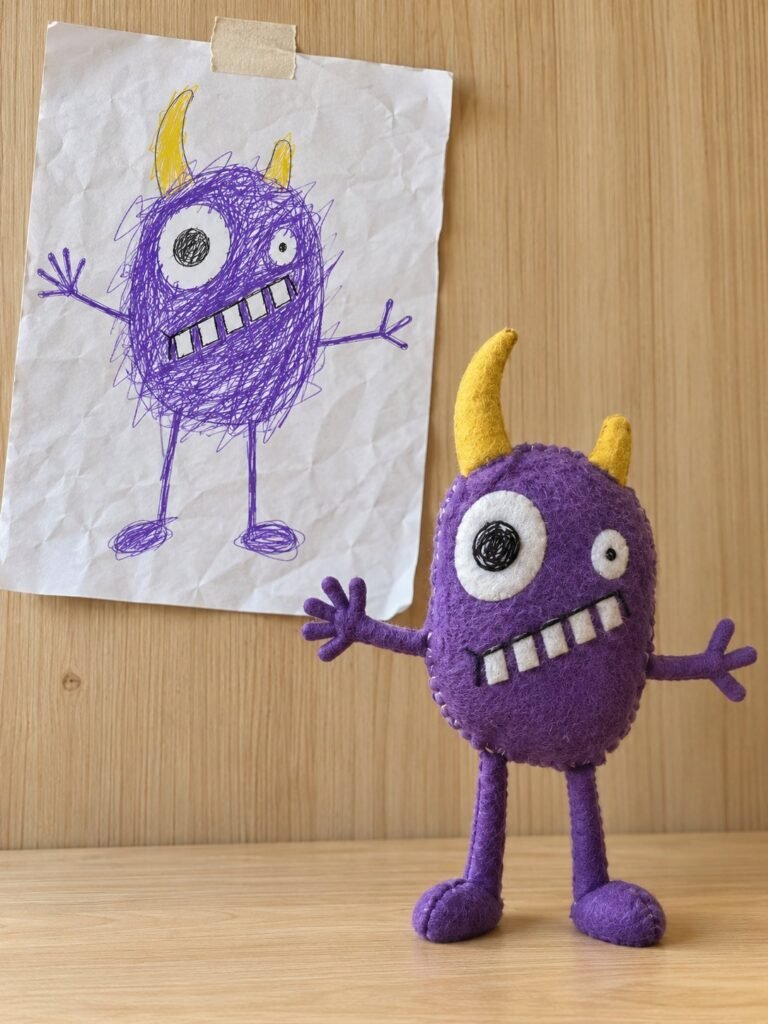 El Dibujo de tu Hijo se Convierte en un Muñeco