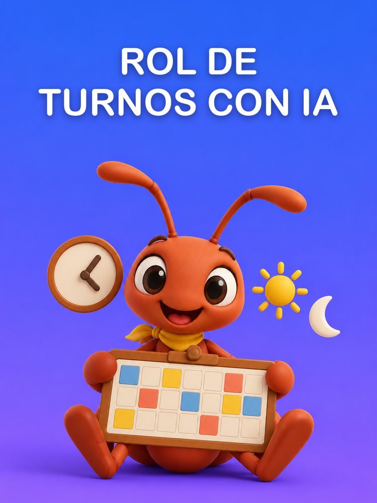 Rol de Turnos con IA, con Cada Turno y Cada Hora Comprobados