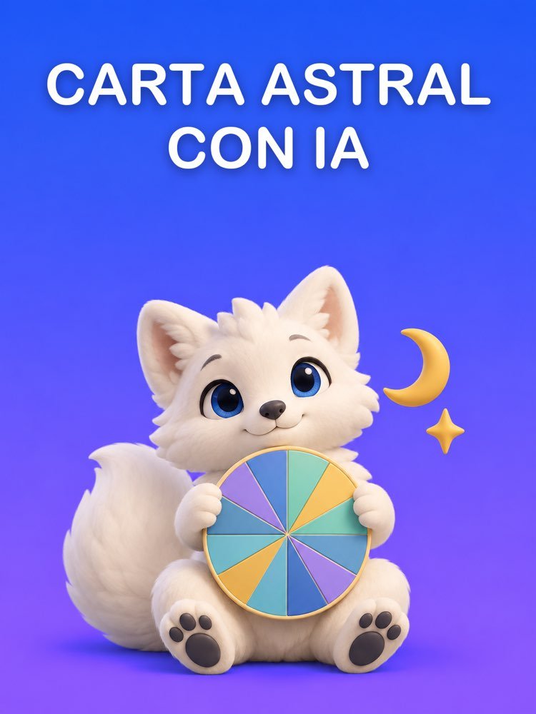 Carta Astral con IA, Leída a Partir de las Posiciones Reales de tu Carta