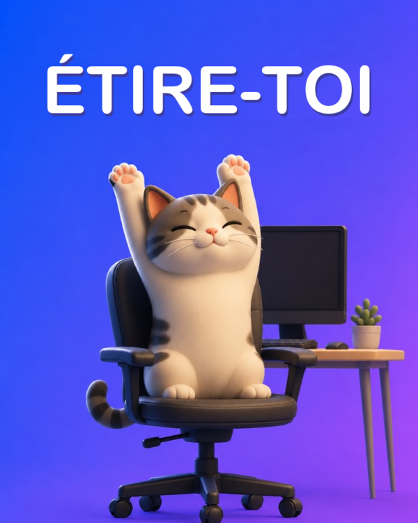 Étirements pour Qui Travaille Assis Toute la Journée