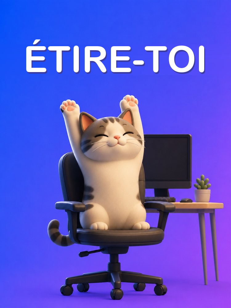 Étirements pour Qui Travaille Assis Toute la Journée