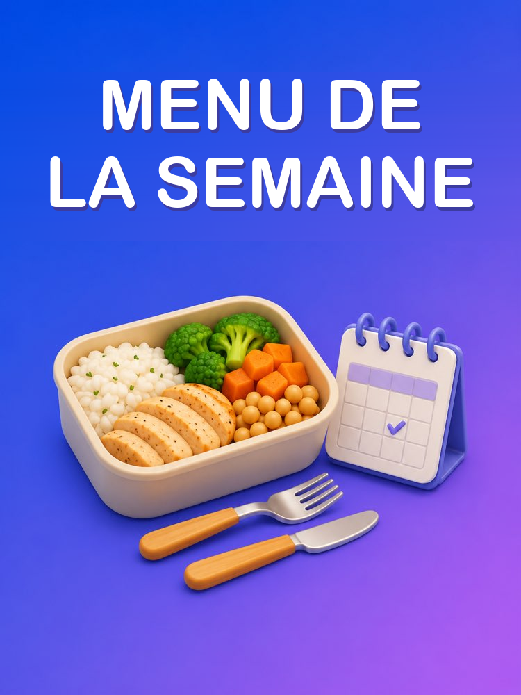 Menu de la Semaine avec Liste de Courses