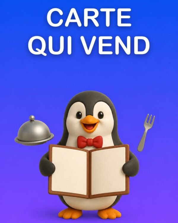 Carte de Restaurant qui Vend