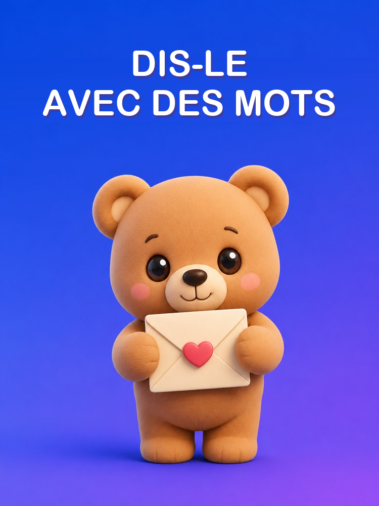 Déclaration d’Amour en Lettre ou en Message avec l’IA