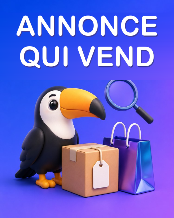 Description d'annonce qui vend sur une marketplace