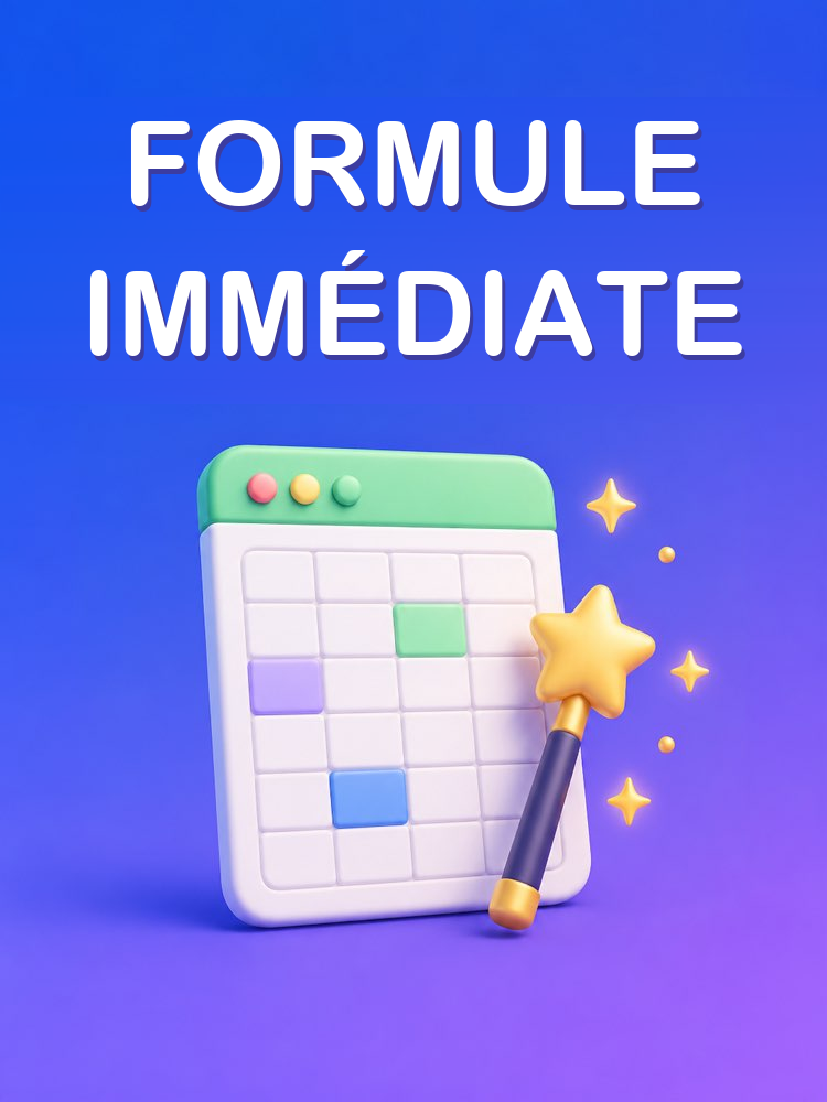 Formule de Tableur Immédiate