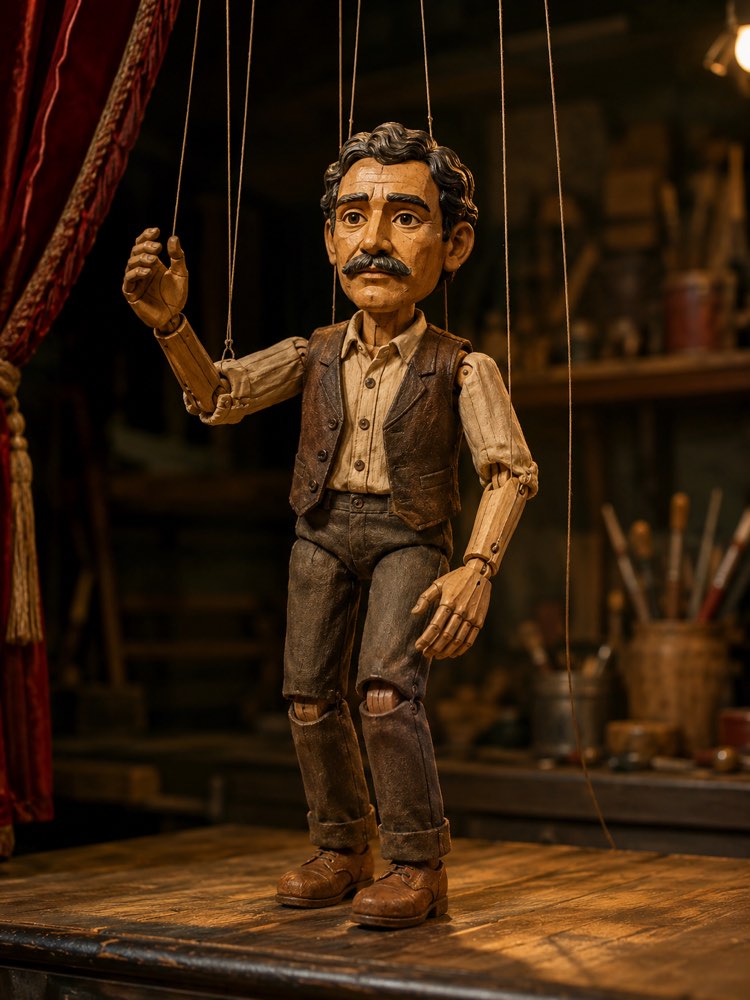 Devenez une marionnette en bois articulée