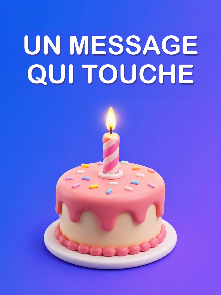 Un Message d’Anniversaire qui Touche