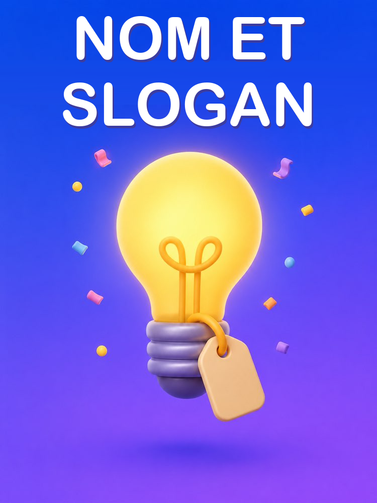 Nom d’Entreprise + Slogan avec l’IA