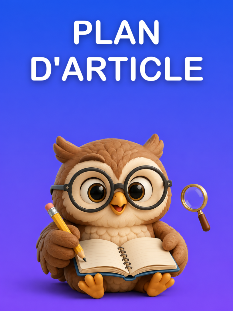 Plan d'Article de Blog avec SEO