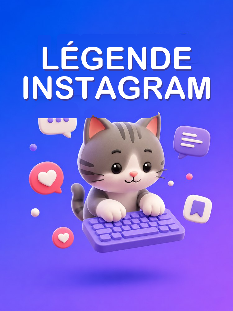Légende Instagram qui Engage avec l'IA