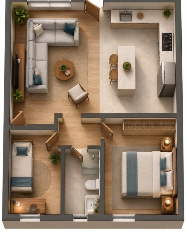 Plan Aménagé de Votre Appartement