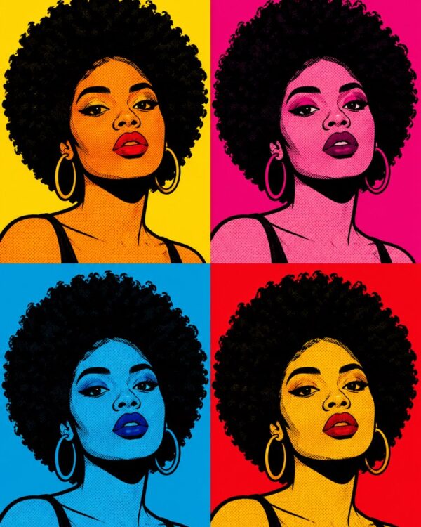 Votre photo en pop art des années 60