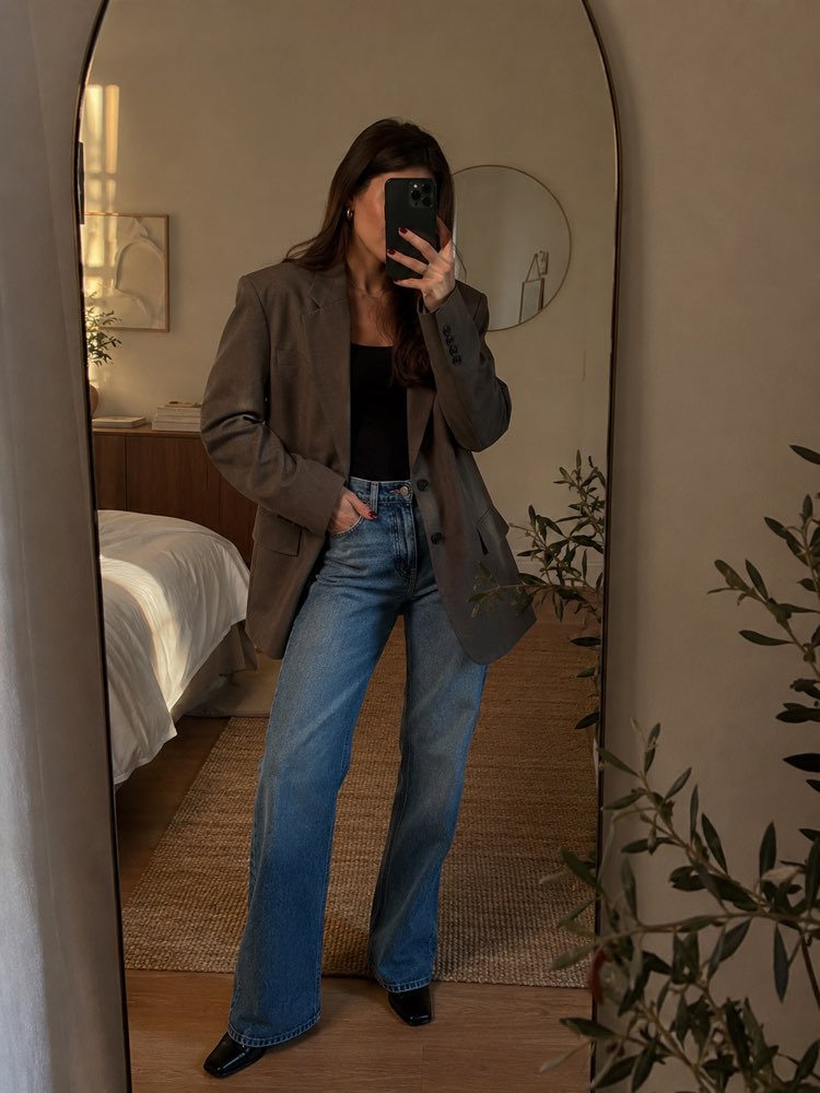 Selfie miroir esthétique pour Instagram
