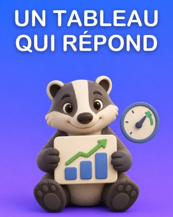 Le Tableau de Bord qui Répond à Votre Question