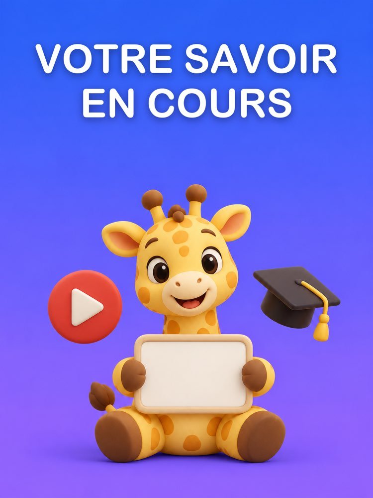 Transformez ce que Vous Savez en Cours en Ligne