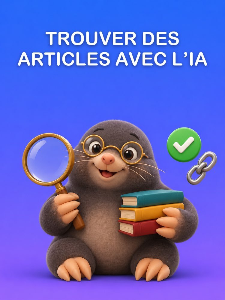 IA pour Trouver des Articles Scientifiques et Vérifier qu'ils Existent