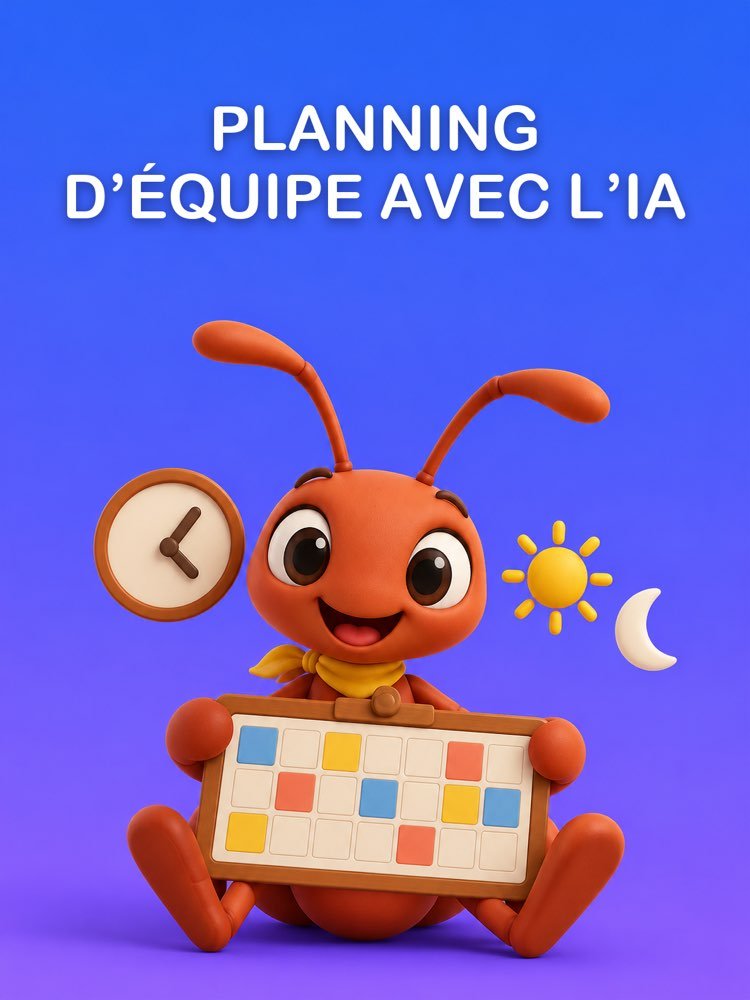 Planning d'Équipe avec l'IA, Postes et Heures Vérifiés