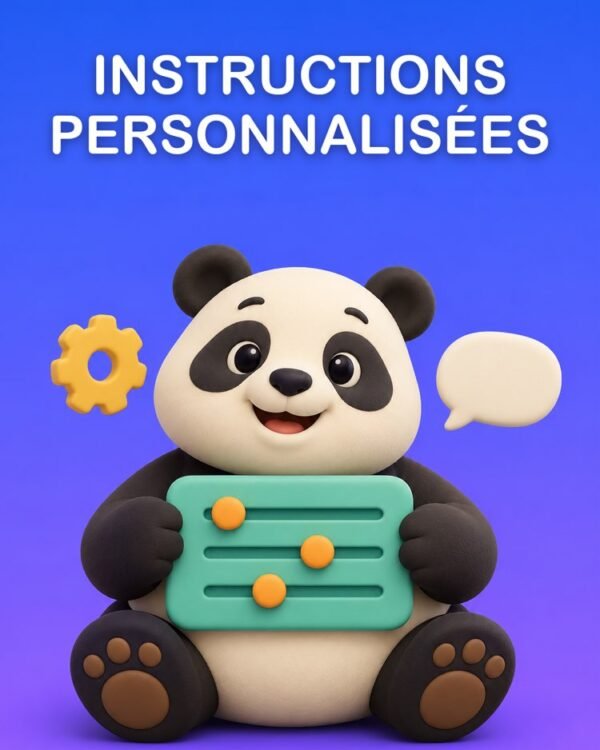 Instructions Personnalisées de ChatGPT, Configurées une Fois pour Toutes