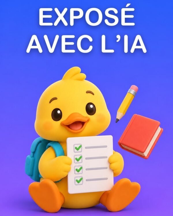Exposé avec l'IA, de la Consigne au Plan de Chaque Partie