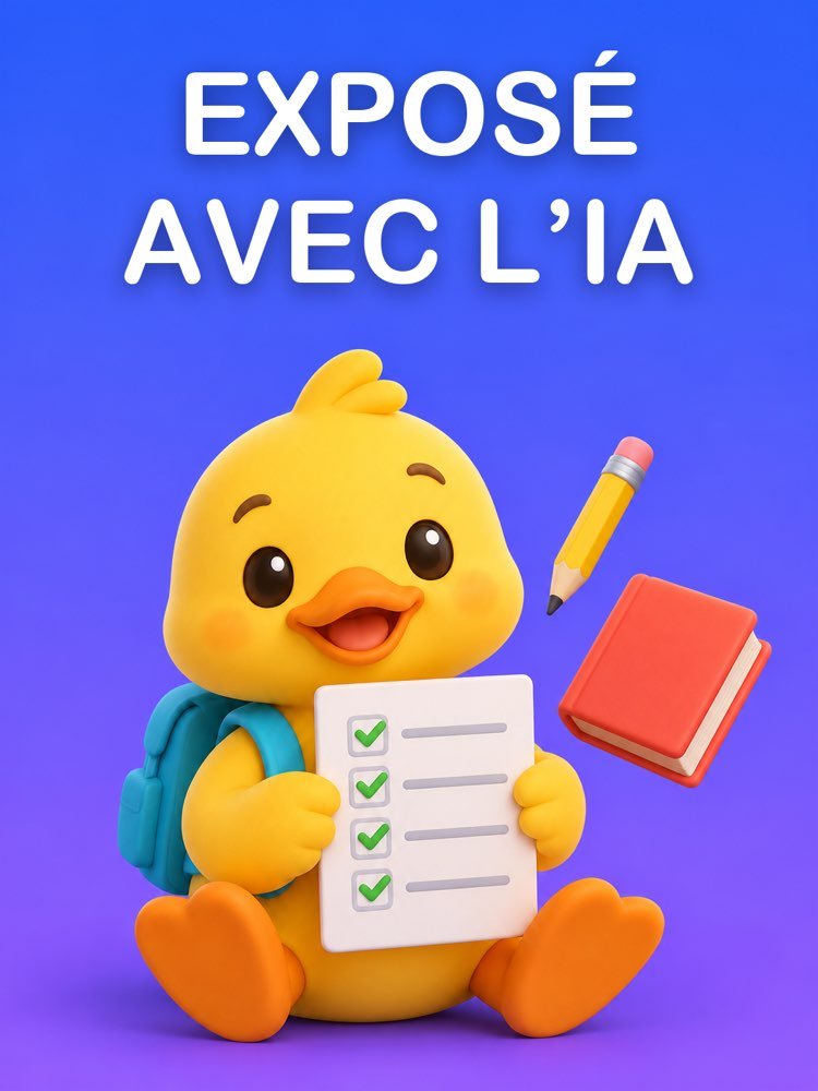 Exposé avec l'IA, de la Consigne au Plan de Chaque Partie