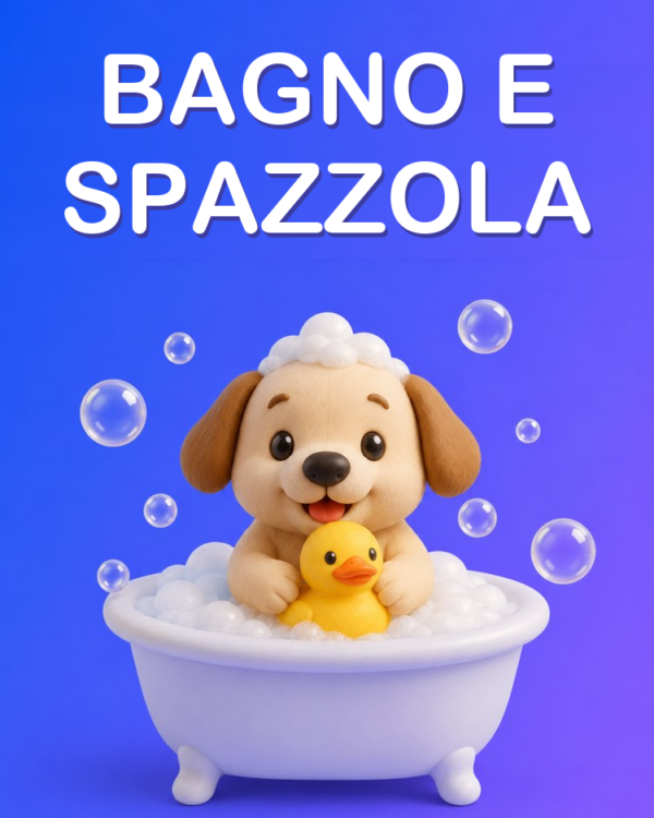Bagno, Spazzolatura e Igiene dell’Animale in Casa