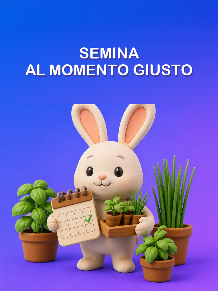 Calendario di Semina di Erbe e Ortaggi