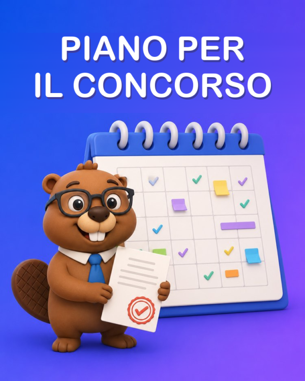 Piano di Studio dal Bando di Concorso