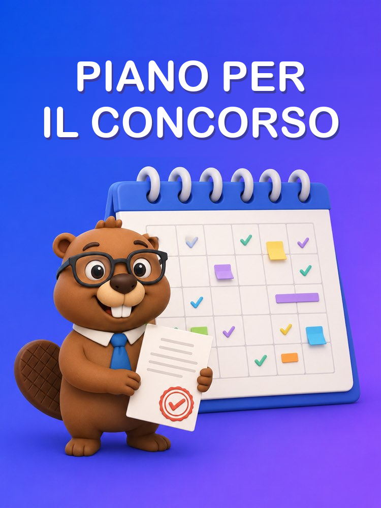 Piano di Studio dal Bando di Concorso