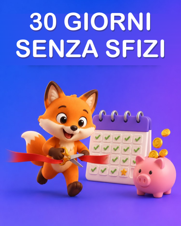 Sfida di 30 Giorni senza Spese Superflue