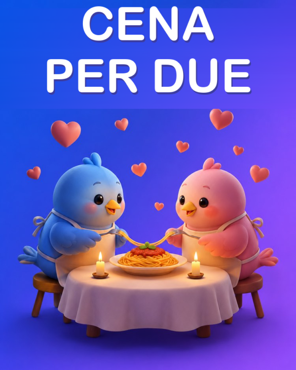 Una Cena Romantica per Due a Casa con l’IA