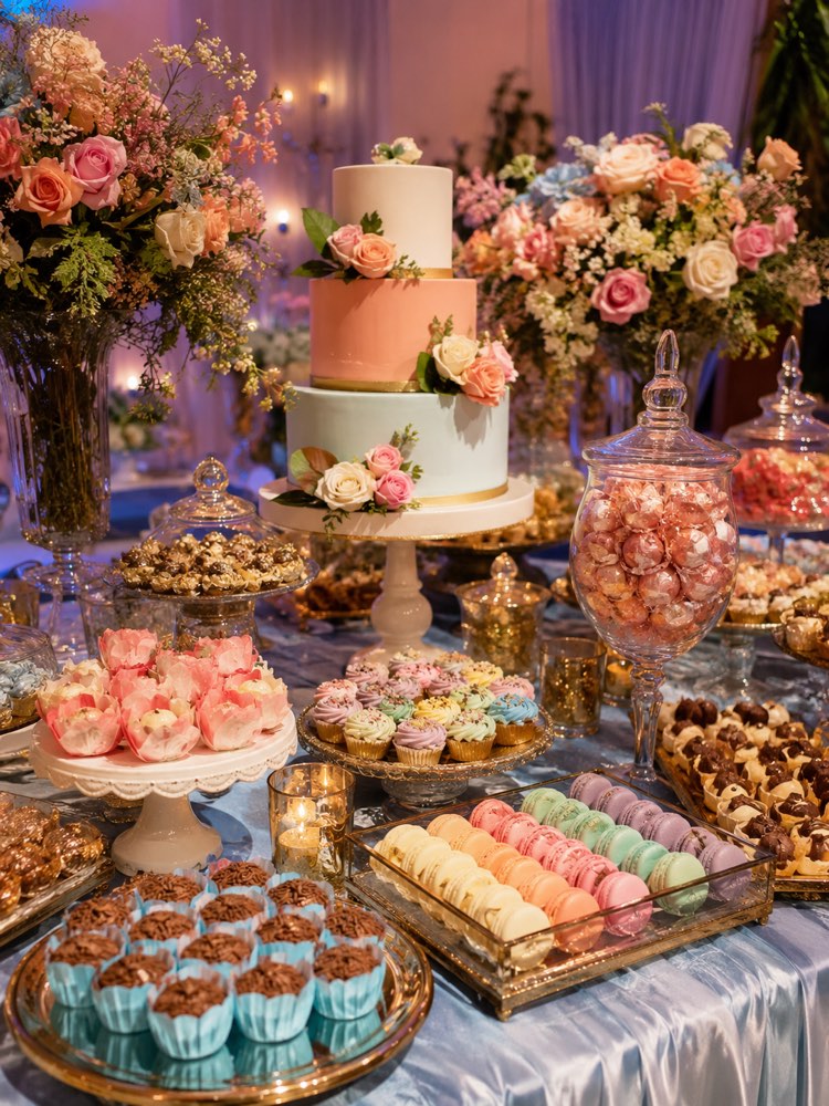 Tavolo dei Dolci Personalizzato con l’IA