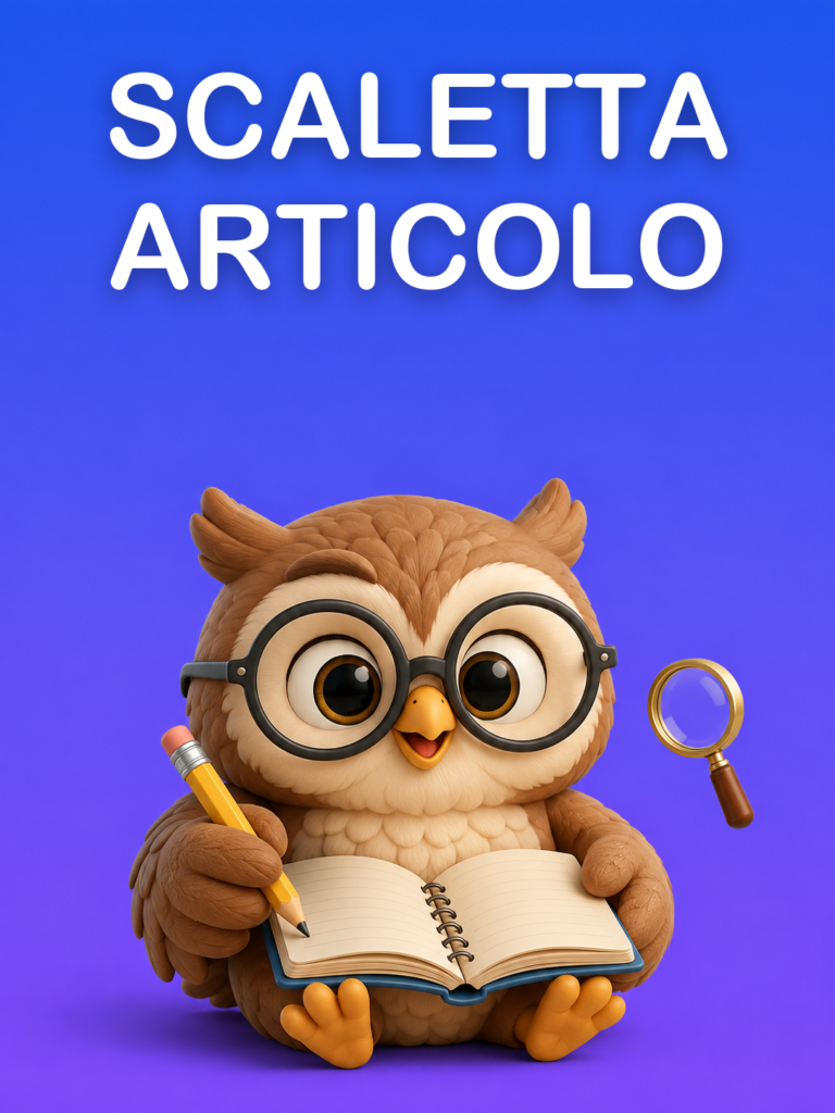 Scaletta di Articolo di Blog con SEO