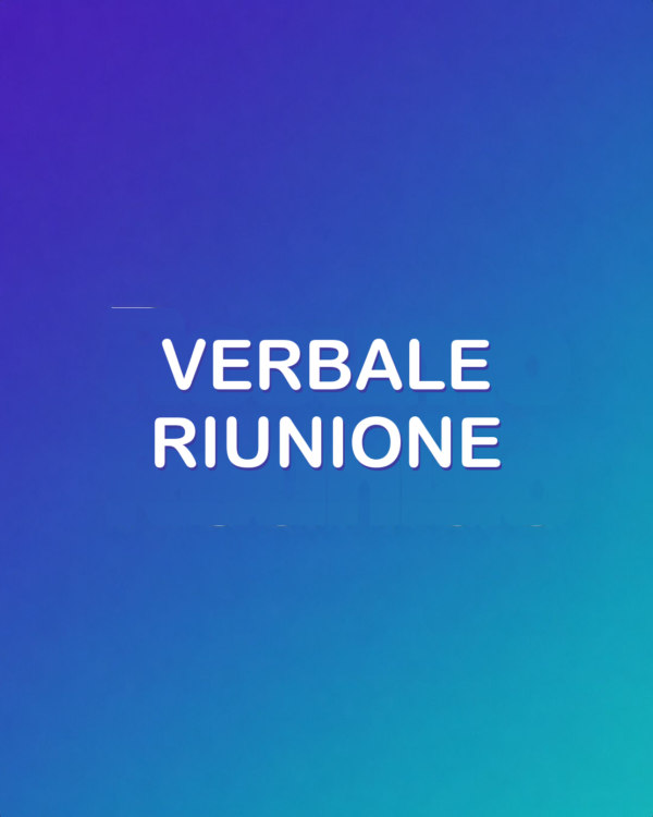 Verbale di Riunione