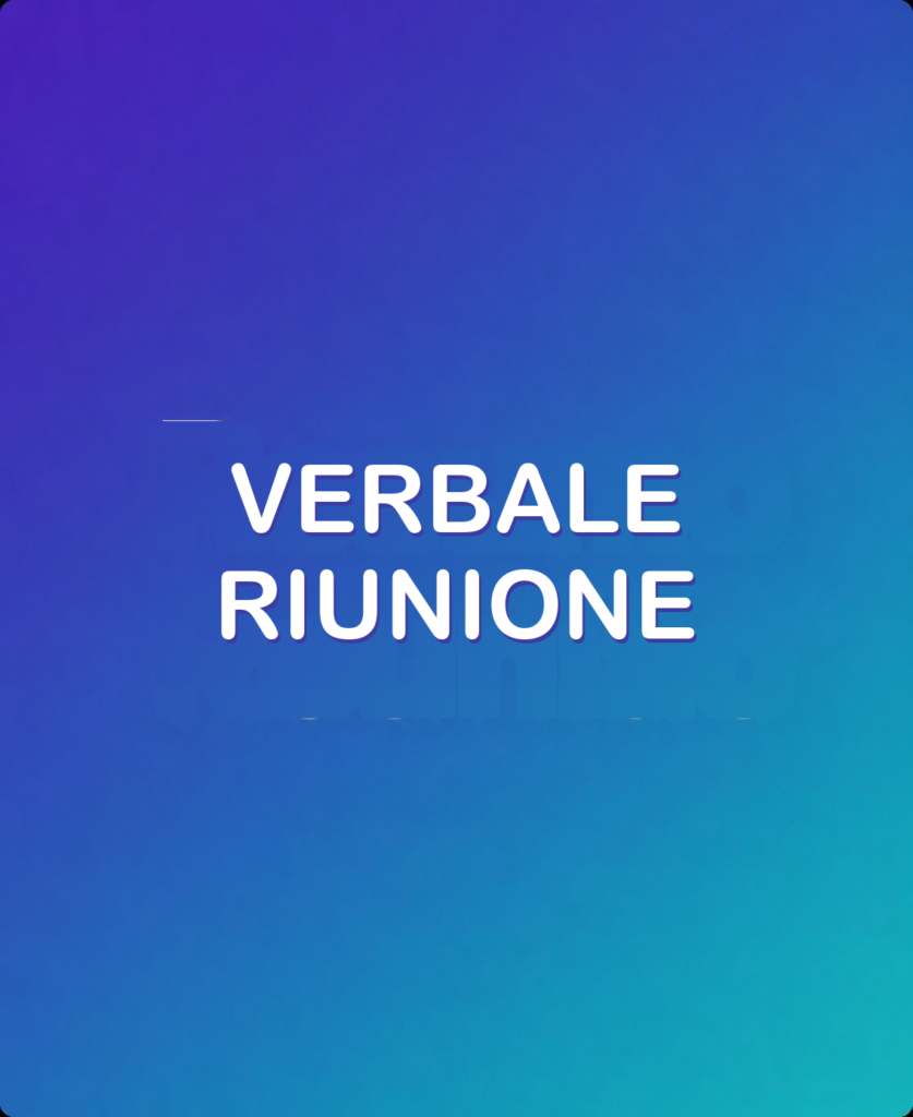 Verbale di Riunione