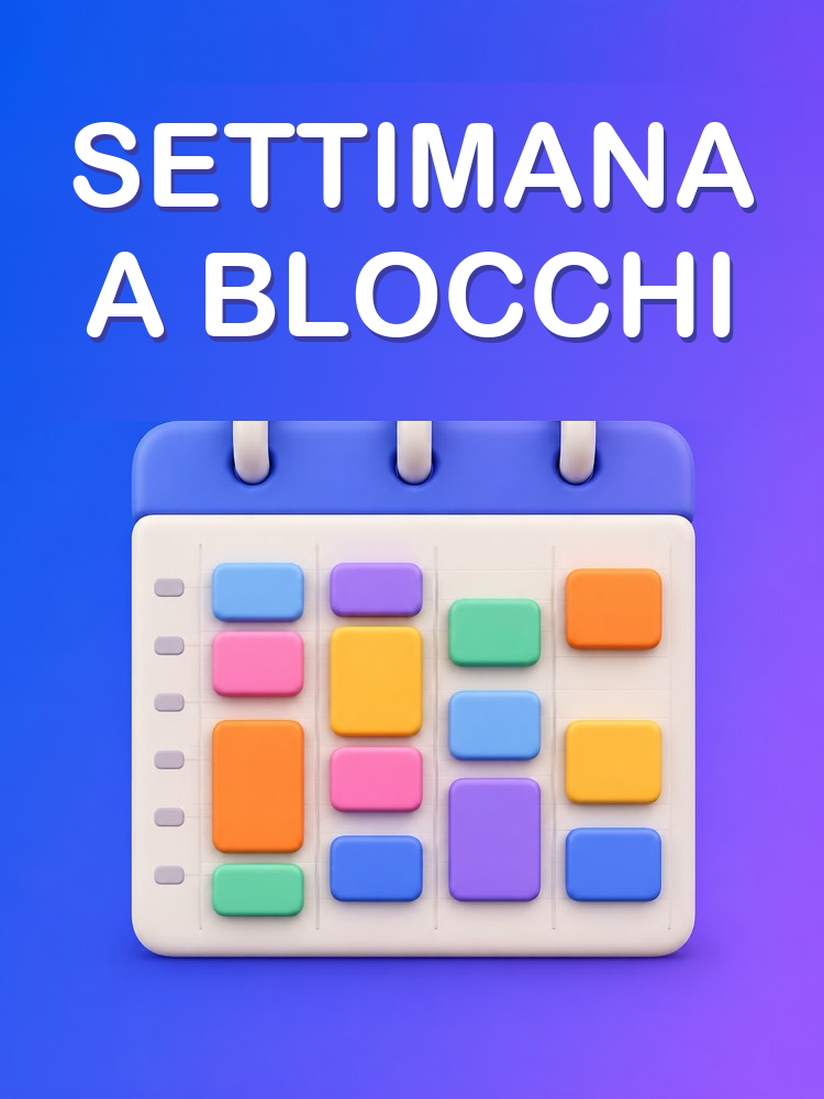 Pianificatore Settimanale con Time Blocking