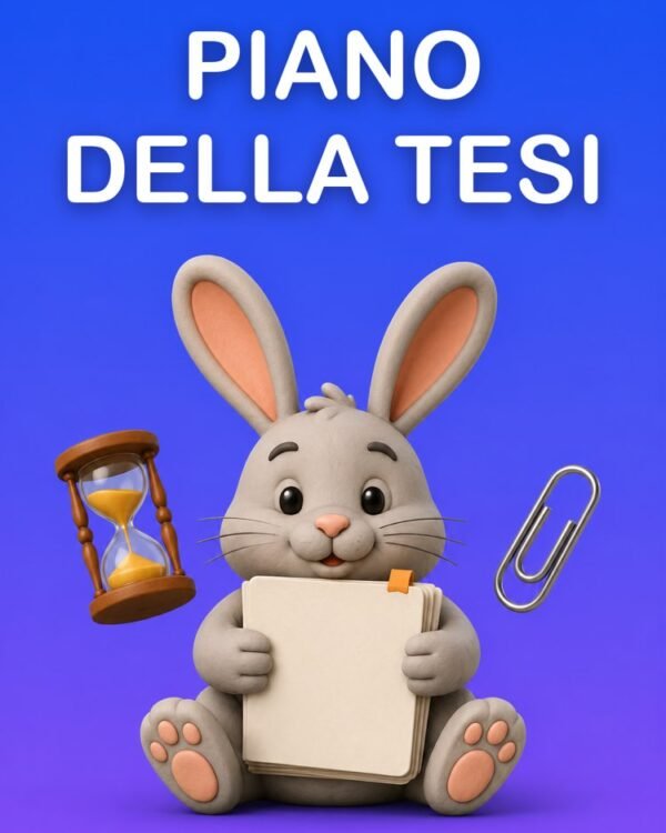 Piano della Tesi: dal Tema alla Consegna