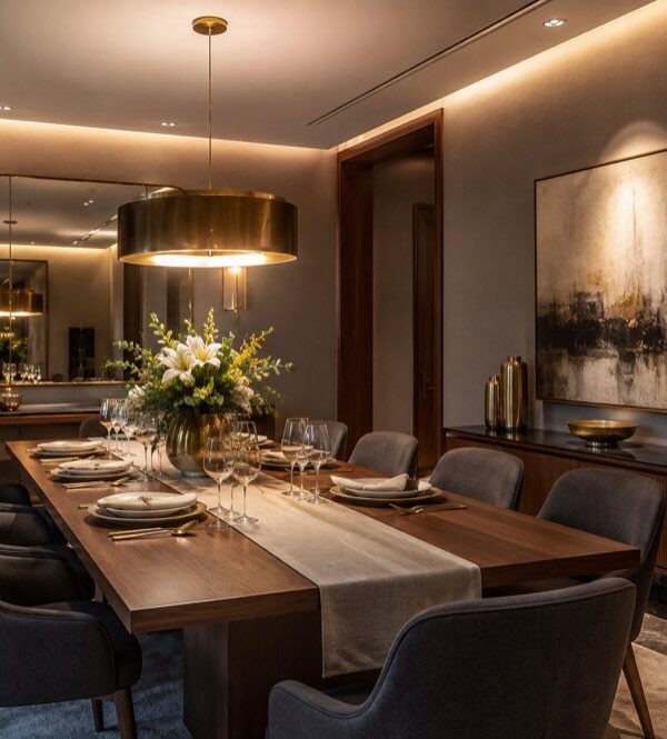 Sala da Pranzo Elegante con l’IA