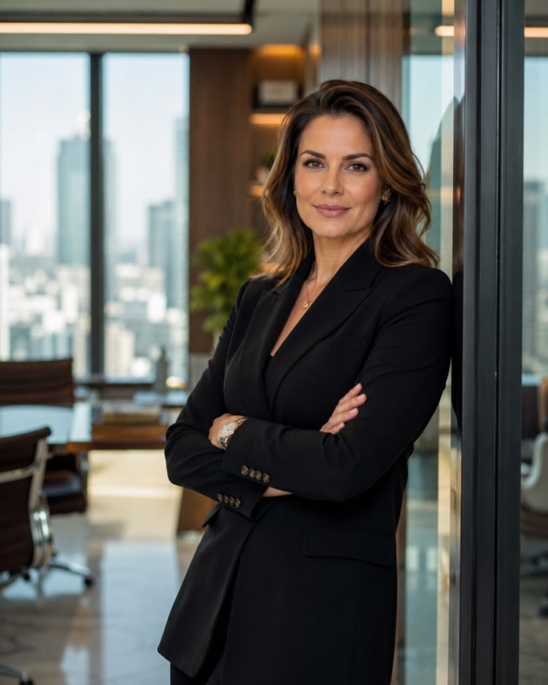 Ritratto di CEO stile rivista con l'AI