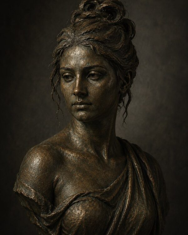 Diventa una statua di bronzo classica