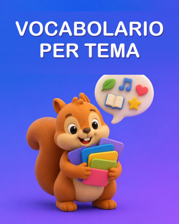 Vocabolario per Tema con Frasi d’Uso