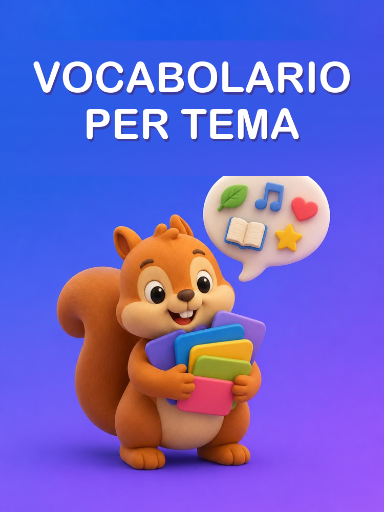 Vocabolario per Tema con Frasi d’Uso
