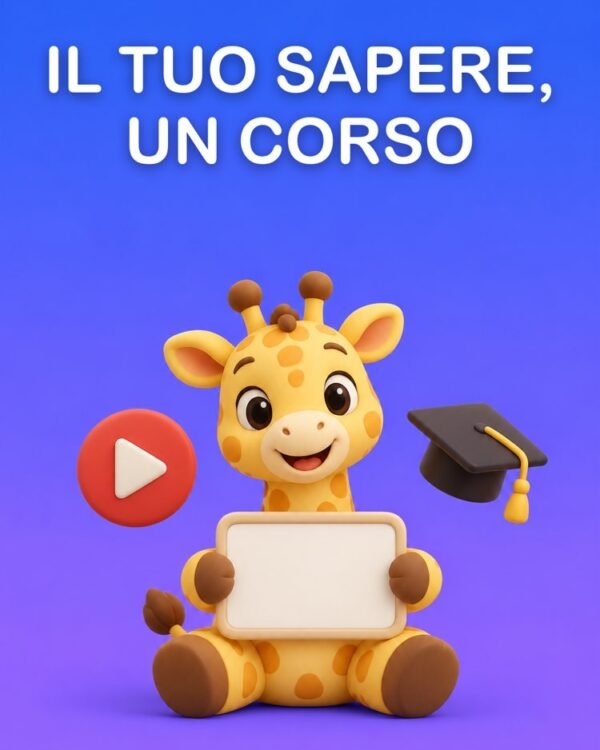 Quello che Sai Diventa un Corso Online
