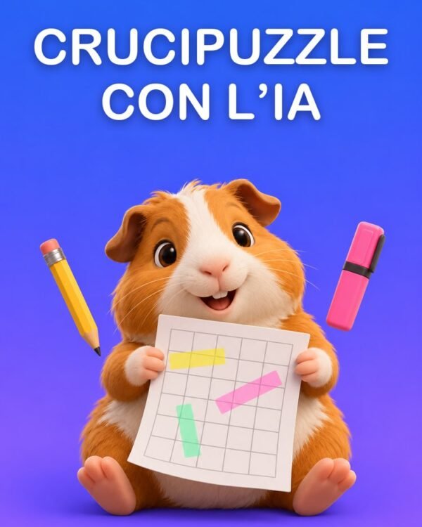 Crucipuzzle con l'IA da Stampare, con Soluzione Verificata