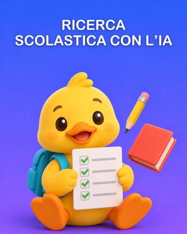 Ricerca Scolastica con l'IA, dalla Consegna alla Scaletta di Ogni Parte